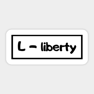 Liberty Sticker